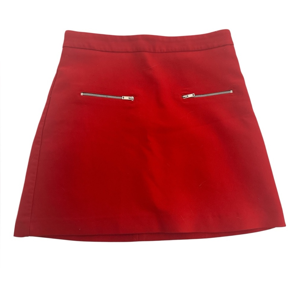 Zara Size M Red Mini Skirt